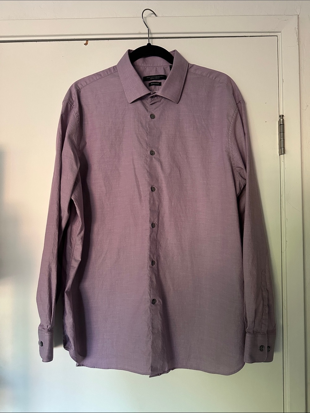 John Varvatos Men's Lavender Dress Shirt